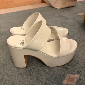 Jeffrey Campbell White Platform Sandals
